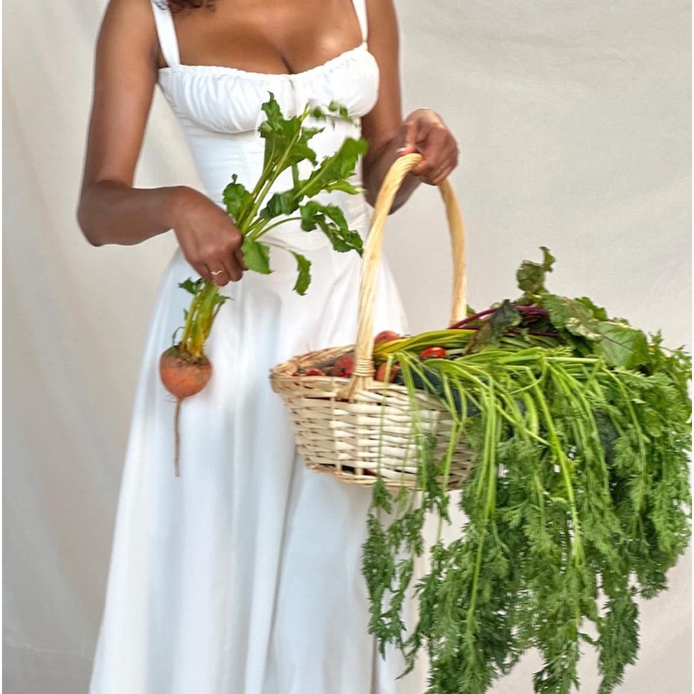 House of CB White Carmen Dress